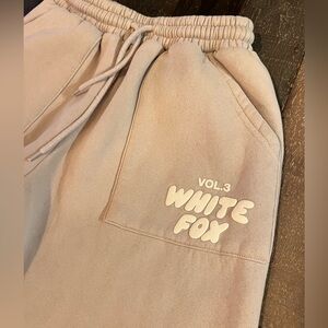 White Fox Boutique Cream Joggers
